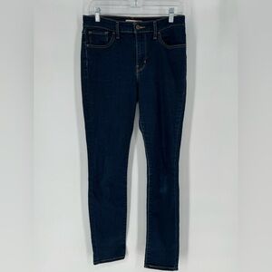 LEVI’S 721 NWOT HIGH RISE DARK‎ BLUE SKINNY JEANS